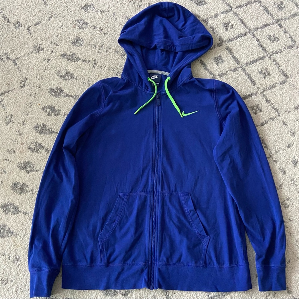 Nike women’s lightweight zip up hoodie. Seattle Seahawks colors!